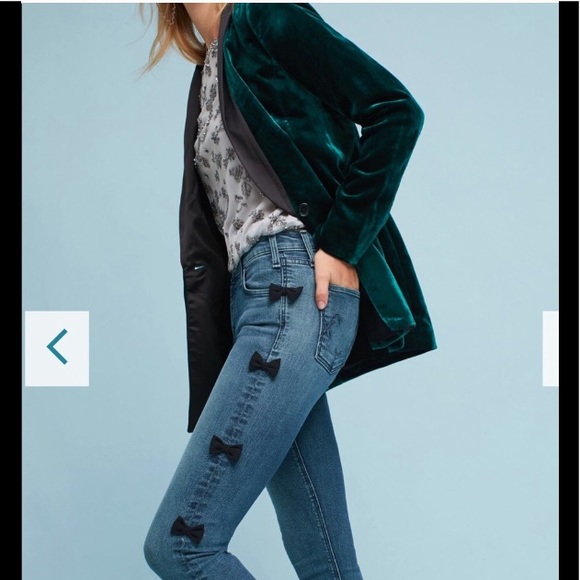 Anthropologie Denim - NWT McGuire Newton MidRise Skinny Crop Bow Jeans